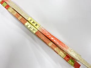 未使用品　正絹　佐賀錦　帯締め　2本セット